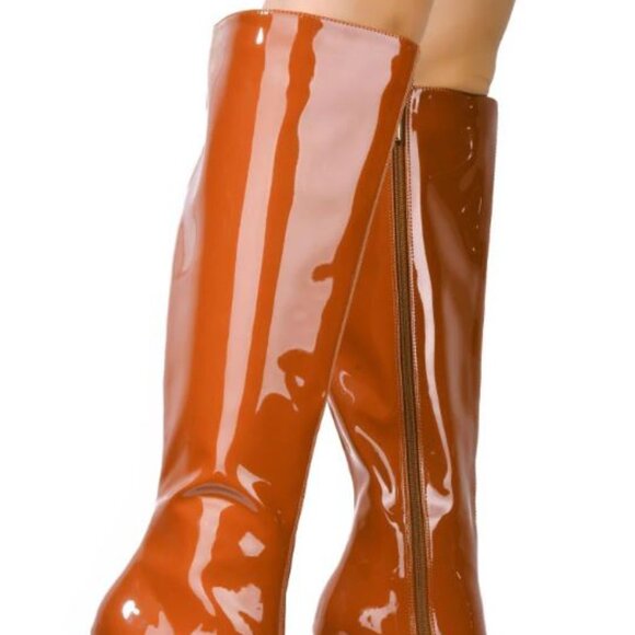 Cape Robbin Simoni beige high heel boots - Picture 4 of 5